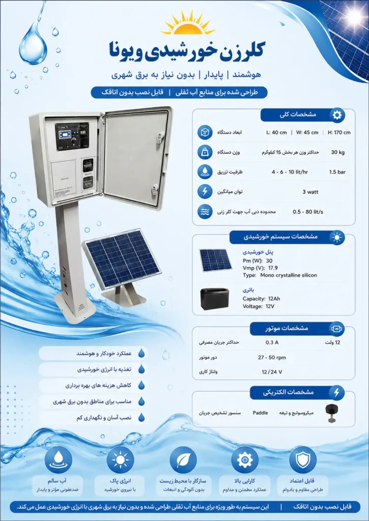 کاتالوگ کلرزن خورشیدی ویونا
